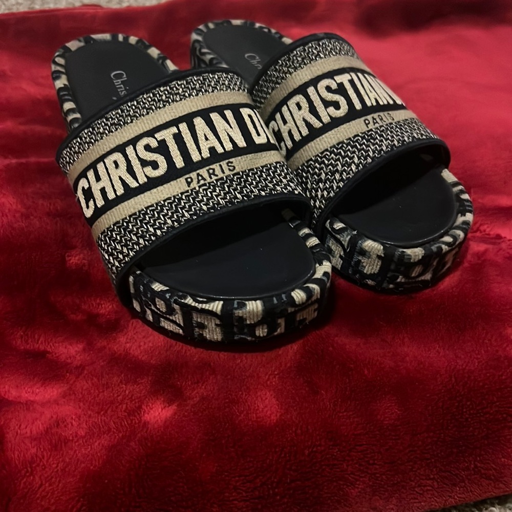 Woman Christian Dior Wedge Sandals
